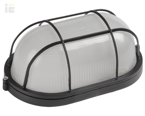 LNPP0-1402-1-060-K02 | Светильник НПП1402 овал с решеткой 60Вт IP54 черный | IEK