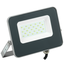 Прожектор светодиодный СДО 07-20G green IP65 серый IEK