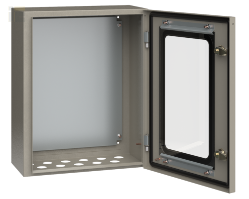 YKM11-02-54-1 | Корпус металлический ЩМП-2-0 (500х400х220мм) У2 IP54 прозрачная дверь | IEK