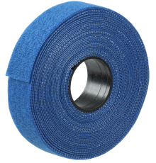 Хомут-липучка ХКл 20мм синий (5м/ролл) IEK