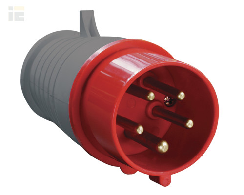 PSR02-016-5 | Вилка переносная ССИ-015 3Р+РЕ+N 16А 380-415В IP44 | IEK