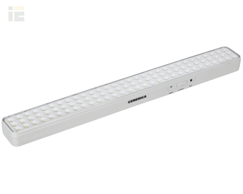 Светильник светодиодный аккумуляторный ДБА 1090 непостоянного действия 90LED 6ч 9Вт GENERICA