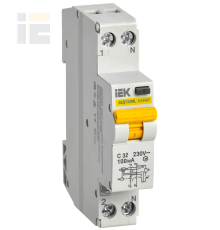 Выключатель автоматический дифференциального тока АВДТ32МL C32 100мА KARAT IEK