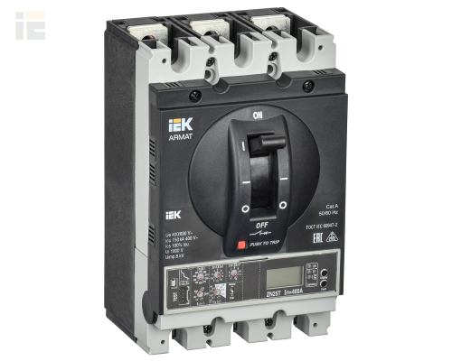 AR-MCCB-3G-150-0250A-ELPC | ARMAT Автоматический выключатель в литом корпусе 3P типоразмер G 150кА 250А расцепитель электронный продвинутый | IEK