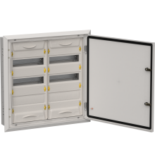 TITAN 5 Корпус металлический ЩРв-72 (2х36) 630х625х130мм IP31 серый (одна дверь) IEK