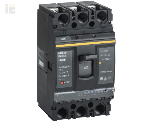SVA71-3-0630-02 | Выключатель автоматический ВА88-39 3Р 630А 35кА MASTER с электронным расцепителем | IEK
