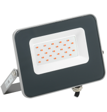 Прожектор светодиодный СДО 07-20R red IP65 серый IEK