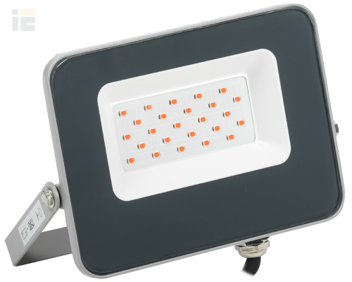 LPDO7R-01-20-K03 | Прожектор светодиодный СДО 07-20R red IP65 серый | IEK