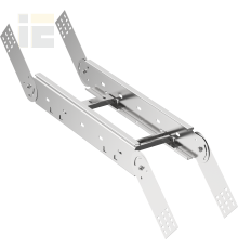 Поворот вертикальный шарнирный лестничный LESTA 80х200мм IEK