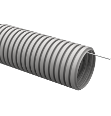 ELASTA Труба гофрированная ПВХ d=63мм с зондом (15м) IEK