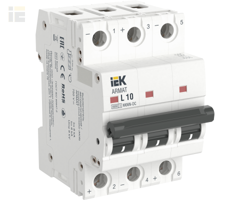 ARMAT Автоматический выключатель M06N-DC 3P L 10А