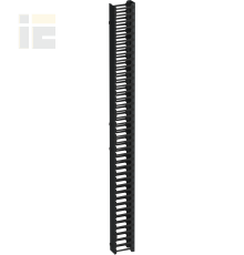 ITK by ZPAS Кабель-органайзер вертикальный 42U 800мм черный РФ