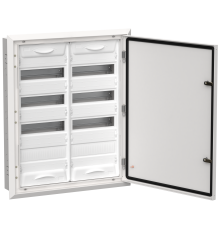 TITAN 5 Корпус металлический ЩРв-96 (2х48) 755х625х130мм IP31 белый (одна дверь) IEK