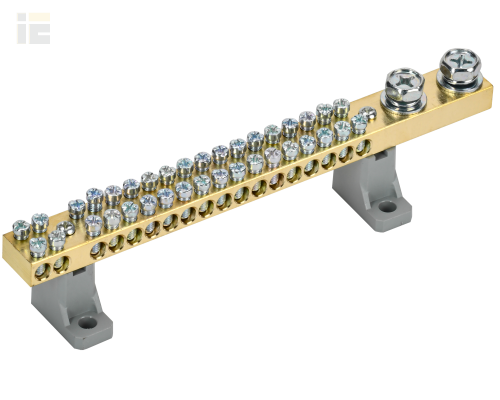 YNN30-36-C2-K03 | Шина N ноль на двух угловых изоляторах 200А ШНИ-10х18-36-L2-С | IEK