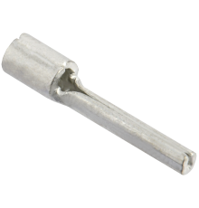 Наконечник штифтовой плоский НШП 1,5–12 без изоляции (100шт/упак) IEK