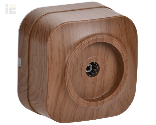 EAH10-K24 | Розетка одноместная для открытой установки телевизионная РТВ20-ХД GLORY дуб | IEK