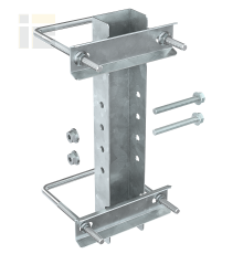 Крепление к опорам ограждений 40-62мм для одной консоли HDZ IEK