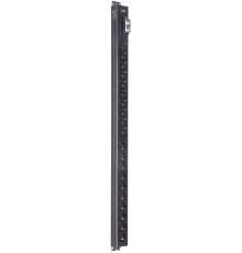 ITK BASE PDU вертикальный PV1101 24U 1 фаза 16А 10 розеток SCHUKO (немецкий стандарт) + 10 розеток C19 без кабеля с входным разъемом C20