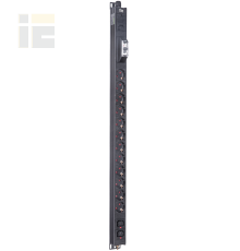 ITK BASE PDU вертикальный PV1111 20U 1 фаза 16А 12 розеток SCHUKO (немецкий стандарт) + 2 розетки C13 кабель 2,6м вилка SCHUKO (немецкий стандарт)