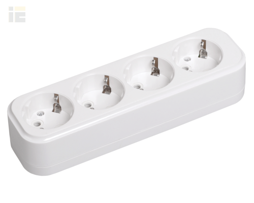 KYP11-16-04-00-Z | Розетка разборная переносная К04 4 места CLASSIC | IEK