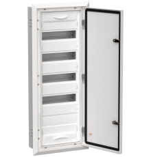 TITAN 5 Корпус металлический ЩРв-60 (1х60) 880х365х130мм IP31 белый (одна дверь) IEK