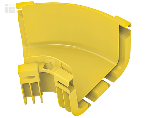 DS-120-LL23F | ITK Поворот горизонтальный 45град опт. лотка 120мм |