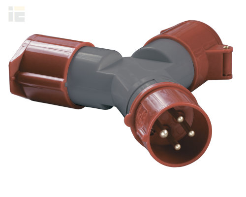 PAS22-016-4 | Адаптер двухлучевой ССИ-1012-214 3Р+РЕ 16А 380-415В IP44 | IEK