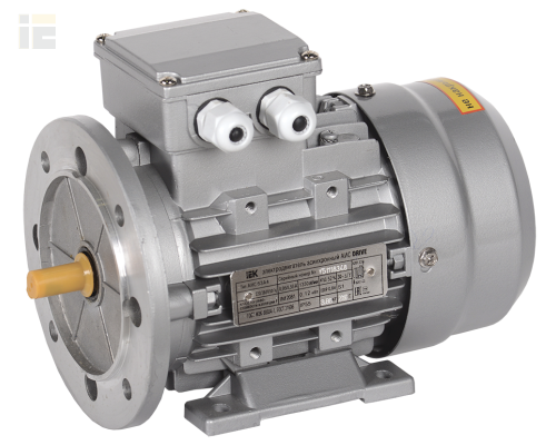 AIS063-C2-000-4-3020 | Электродвигатель асинхронный трехфазный АИС 63C2 380В 0,37кВт 3000об/мин 2081 DRIVE | IEK