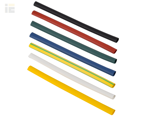 UDR10-004-002-021-S | Набор ТТУ нг-LS 4/2мм L=100мм 7 цветов (21шт/упак) | IEK