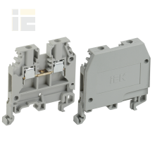 Зажим наборный ЗНИ-2,5мм2 (JXB24А) серый IEK