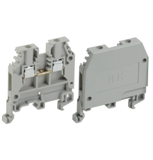 Зажим наборный ЗНИ-2,5мм2 (JXB24А) серый IEK