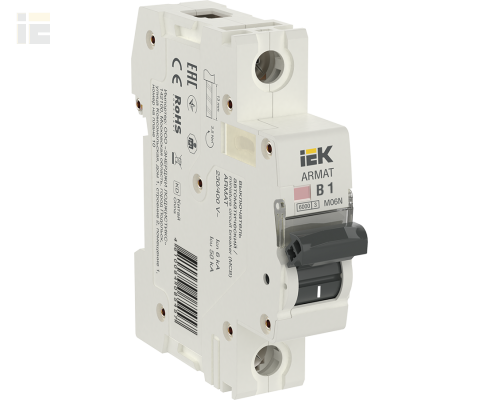 ARMAT Автоматический выключатель M06N 1P B 1А
