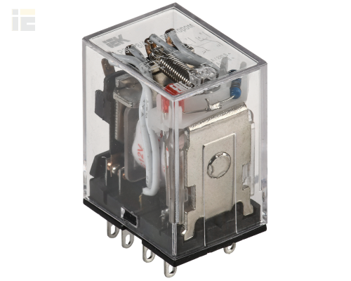 RRP20-4-03-012D-LED | Реле промежуточное РЭК78/4(MY4) с индикацией 3А 12В DC | IEK