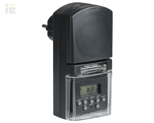 ERT-10-1-16-N-01-5-44-K01 | Розетка-таймер электронный РТЭ-3 1мин 7дн 140on/off 16А IP44 | IEK