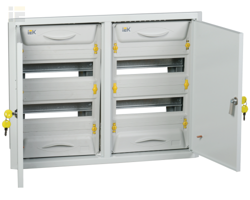 MKM12-V-2X24-31-Z-U | UNIVERSAL Корпус металлический ЩРв-2х24з-1 36 IP31 | IEK