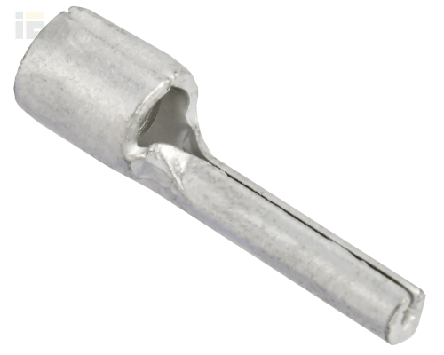 UNN10-06-12 | Наконечник штифтовой плоский НШП 6,0–12 без изоляции (100шт/упак) | IEK