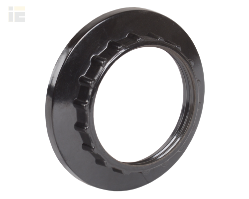 EKP10-02-02-K02 | Кольцо абажурное КП27-К01 к патрону Е27 бакелит черный (индивидуальный пакет) | IEK