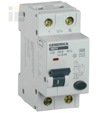 Автоматический выключатель дифференциального тока АВДТ32 C10 GENERICA