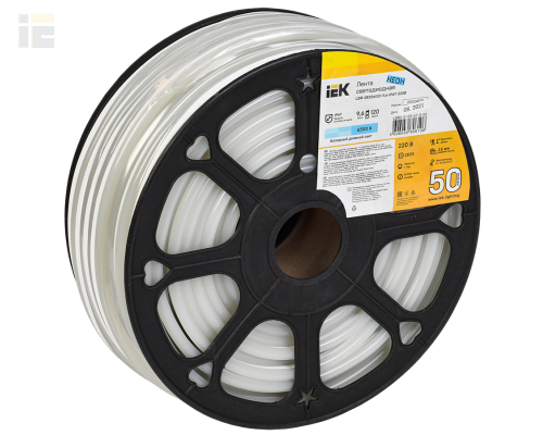 LSR5-2-120-67-0-50 | Лента светодиодная неон 50м LSR-2835W120-9,6-IP67-220В | IEK