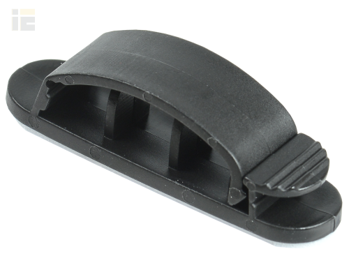 UHP41-3-K02 | Клипса самоклеящаяся КС-3 черная (12шт) | IEK