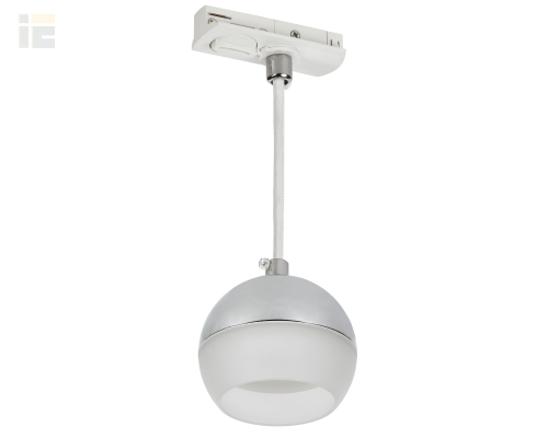 LIGHTING Светильник 4119 декоративный трековый подвесной под лампу GX53 хром IEK