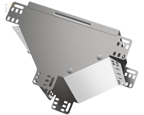 CLM50D-OVN-050-200 | ESCA Ответвитель Т-образный вертикальный вниз 50х200мм | IEK