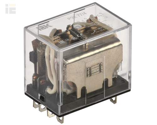 RRP10-4-10-024D-LED | Реле промежуточное РЭК77/4(LY4) с индикацией 10А 24В DC | IEK