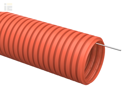 CTG20-16-K04-100 | Труба гофрированная ПНД d=16мм с зондом оранжевая (100м) | IEK