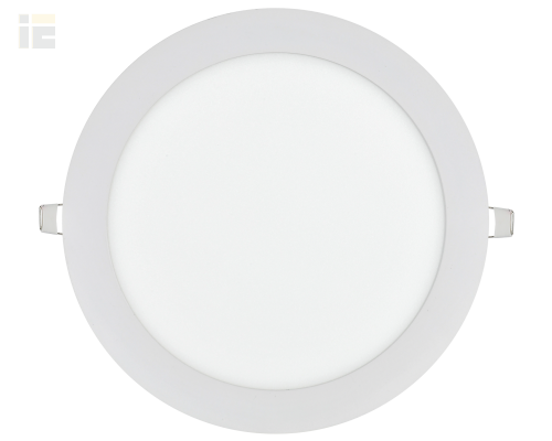 LDVO0-1608-1-18-6500-K01 | Светильник светодиодный ДВО 1608 круг 18Вт 6500K IP20 белый | IEK