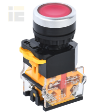 Кнопка управления D8-11T d=22мм 1з+1р с фиксацией красная IEK