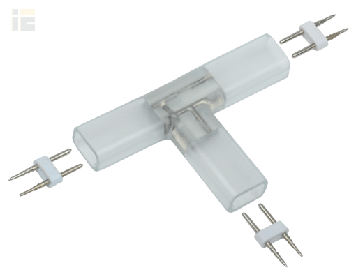 LSCON12-MONO-222-05 | Коннектор Т-образный 5шт MONO 12мм (разъем-разъем-разъем) | IEK