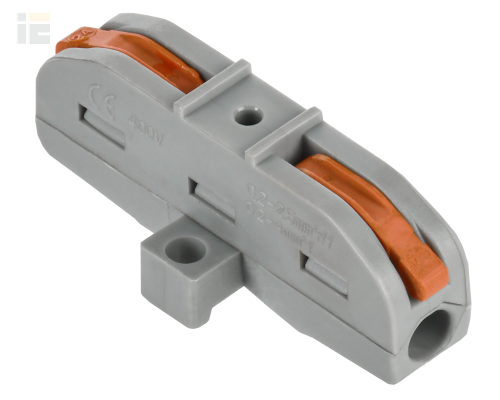 Строительно-монтажная клемма СМК 222-4111P проходная с площадкой (50шт/упак)