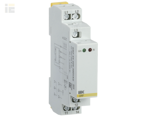 ORF-03-220-460VAC | Реле контроля фаз ORF 03 3 фазы 220-460В AC | IEK