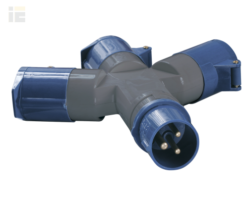 PAS31-016-3 | Адаптер трехлучевой ССИ-1013 2P+PE 16А 200-250В IP44 | IEK